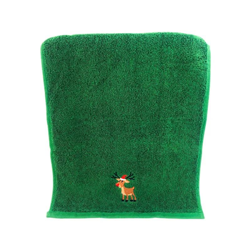 Unisex Cotton Holiday Towel Set – Christmas & Halloween Embroidered Kitchen Hand Towels For Festive Home Decor & Gifts 