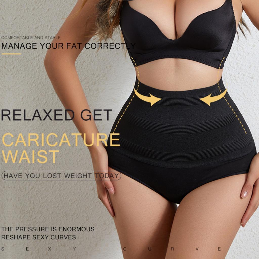 Womens Tummy Control Shapewear Panties Waist Trainer Body Shaper Shaping Panty Butt LIfter High Waisted Briefs Slimming Underwear