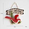 Lifelike Design Christmas Hanging Pendant Lightweight Wreath Bird Ornament  Holiday Decor