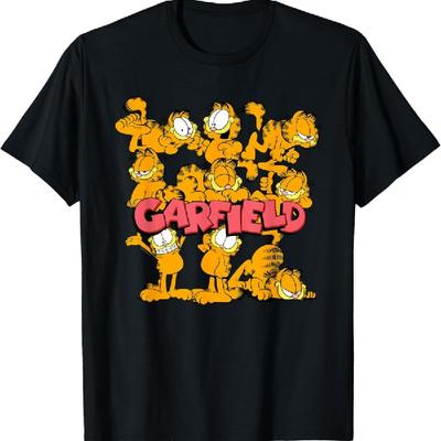 T-shirt Garfield Poses Multiples