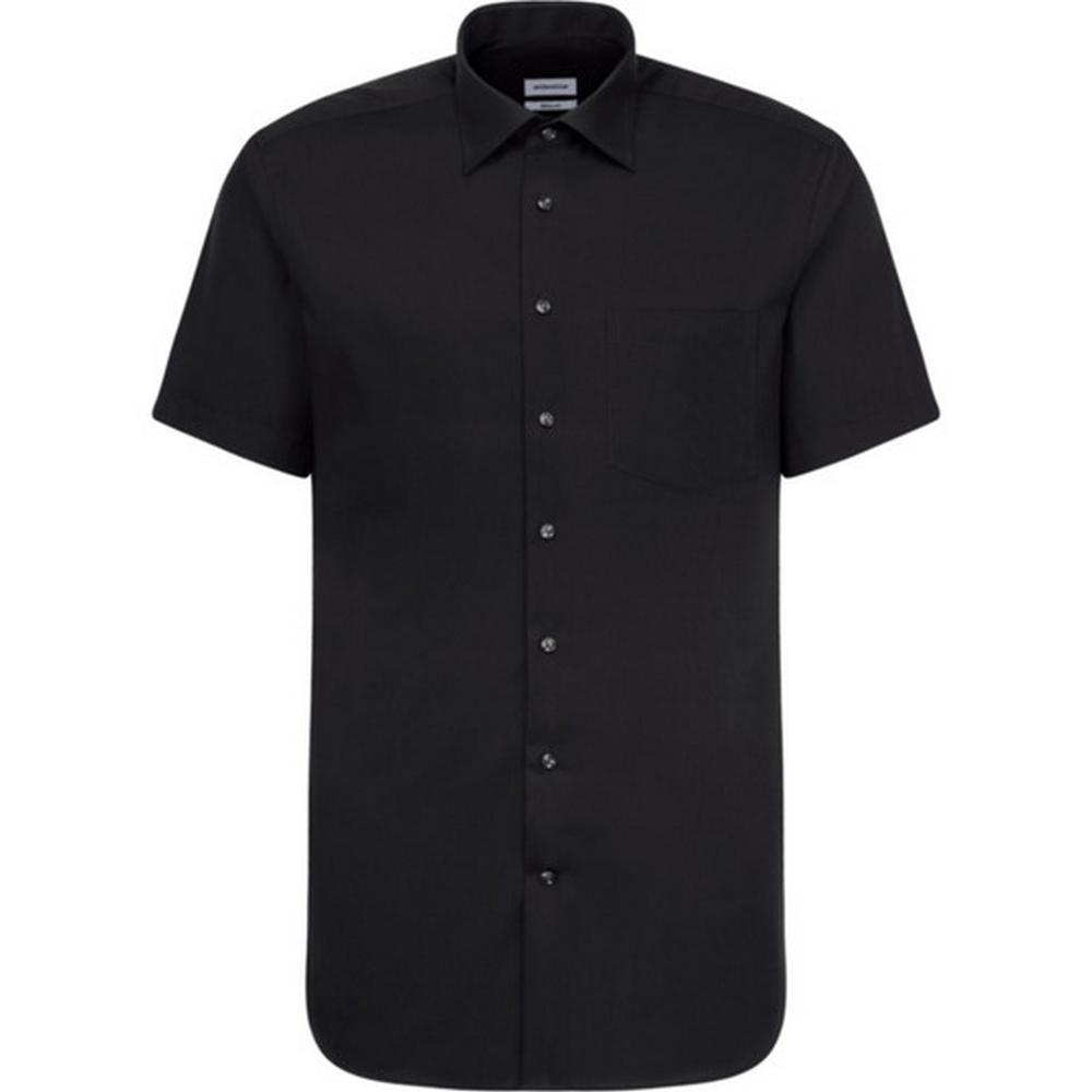 Seidensticker Mens Regular Short-Sleeved Shirt