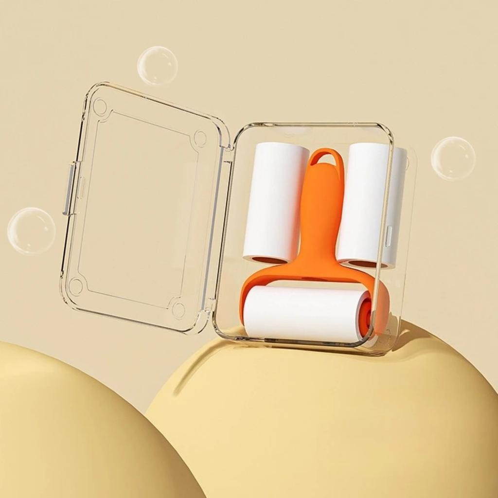 Portable Mini Lint Roller with Tear-off Sheets, High Viscosity Sticky Cleaner for Clothes, Dust & Pet Hair Removal
