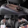 1/2Pcs Car Seat Hooks for Headrest|Double Headrest Purse Hook for Car|Multifunctional Car Seat Back Storage Hook with Metal Hook