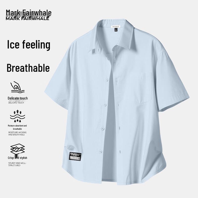 MARK FAIRWHALE Men s Sand-Washed Polo Short Sleeve Shirt