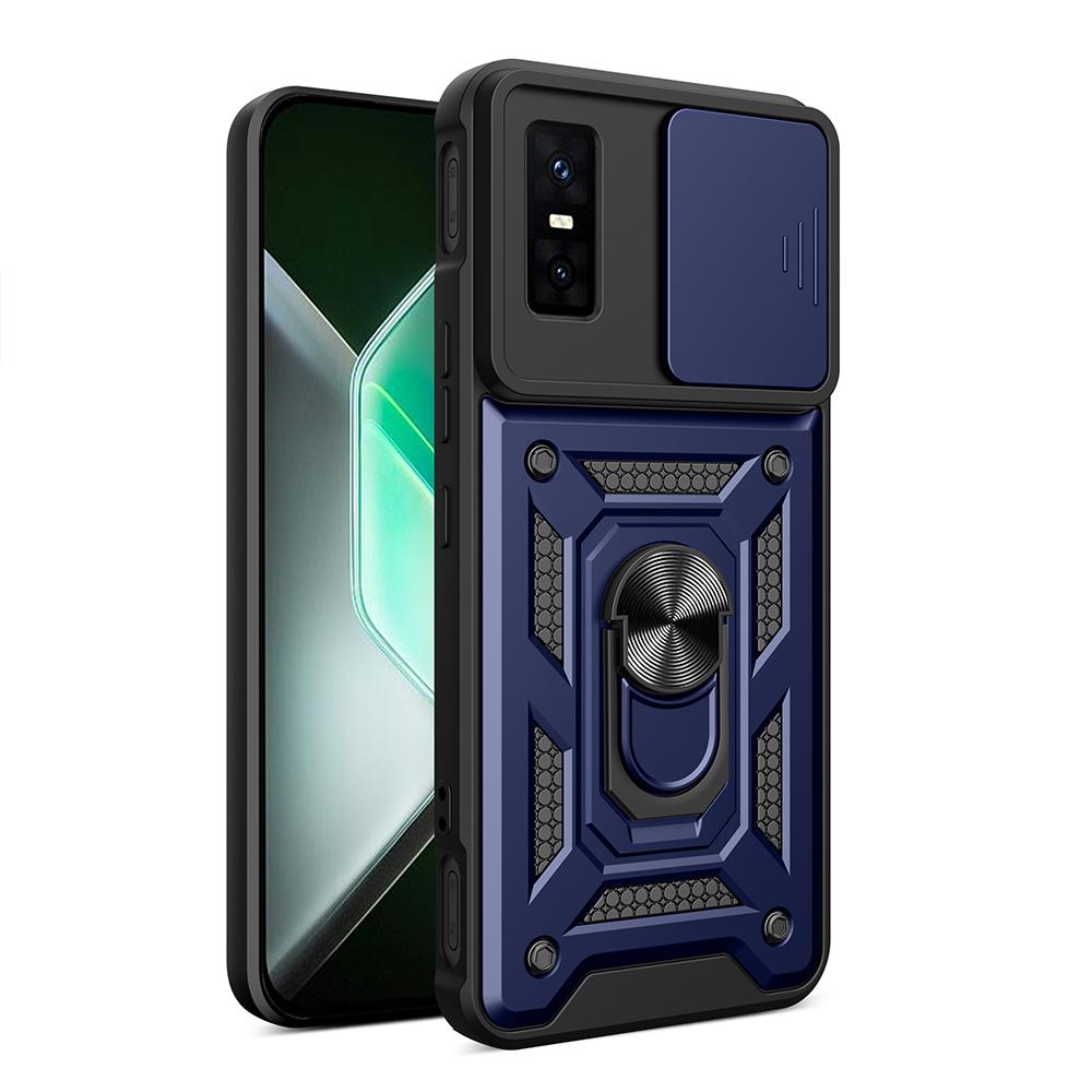 Hülle für Infinix GT 30 Pro 5G Hülle Schiebekamera Ringständer Schutzhülle für Infinix GT 30 Pro Stoßfeste Capa