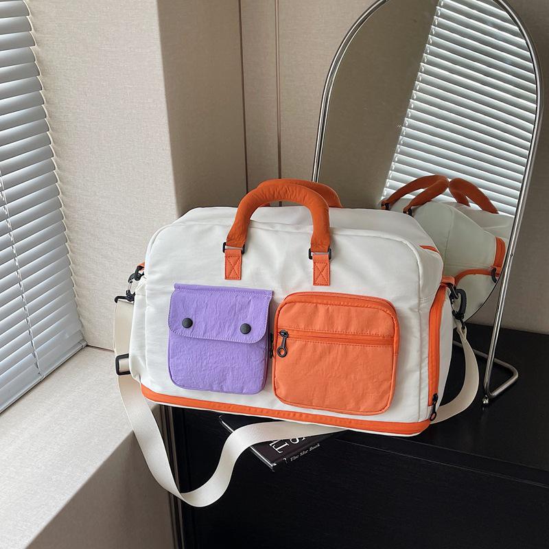 Korean Style Travel Bag - Large Capacity, Dry & Wet Separation, Ins Yoga & Swimming Storage for Short Trips