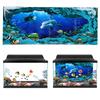 Background Poster Decorative Sea World Paintings PVC Sticker Landscape for Aquarium Fish