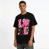 Love Themed Nurse Print Casual Top For Medical Workers Pure Cotton T-shirt