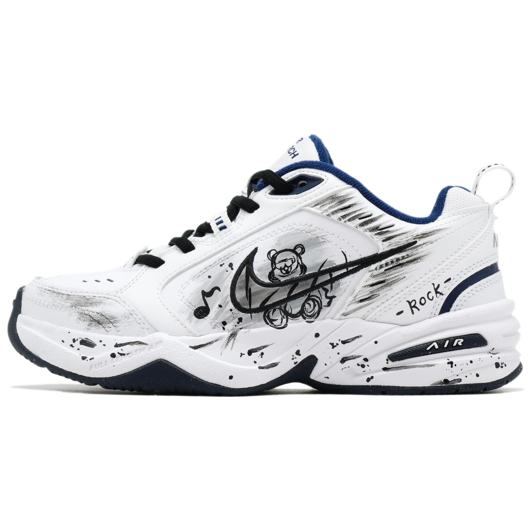 

Nike Air Monarch 4 Low top Chunky Sneakers Unisex White 415445-102(Team1052-) 40