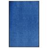 VidaXL Washable Doormat Blue 120x180 Cm