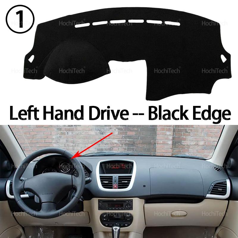 Für Peugeot 206 Plus + T31 2009 2010-2012 Auto Armaturenbrett Abdeckung Lichtschutzmatte Instrumentenbrett Abdeckung Matte Teppich Zubehör