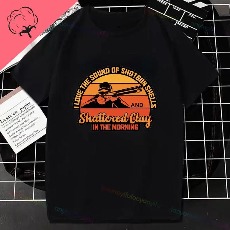 Anatomy Of A Fat Pew Pewer Tshirt Hunt Clay Pigeon Shooting Pure Cotton Shortsleev Summer Outdoor Clothing Graphic Tees