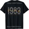 Vintage Birthday Cassette Est 1983 Edition T Shirts Men Cotton Humor Streetwear Tee Shirt Short Sleeve Unisex Loose Clothing