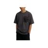 SALOMON Uni Link Pocket Round Neck Pullover Comfortable Short Sleeve T-Shirt Unisex Tops Deep-Charcoal LC2804200