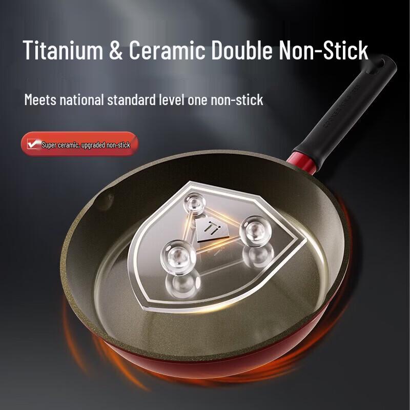 COOKER KING 24cm Titanium Ceramic Frying Pan