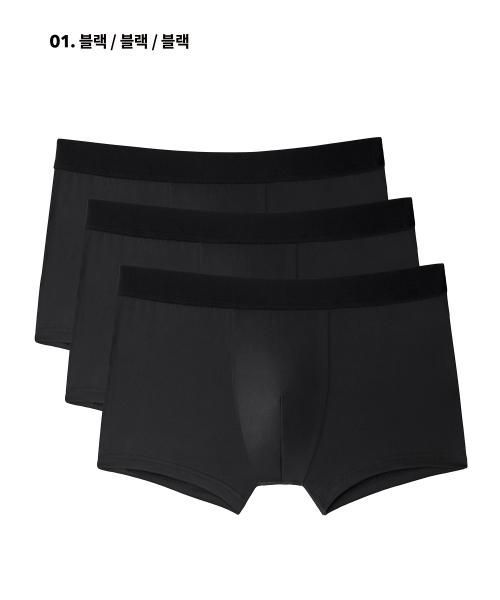 [Musinsa Standard] Men's Boxer Briefs 3-Pack [Shipped from Korea] 100% Authentic
