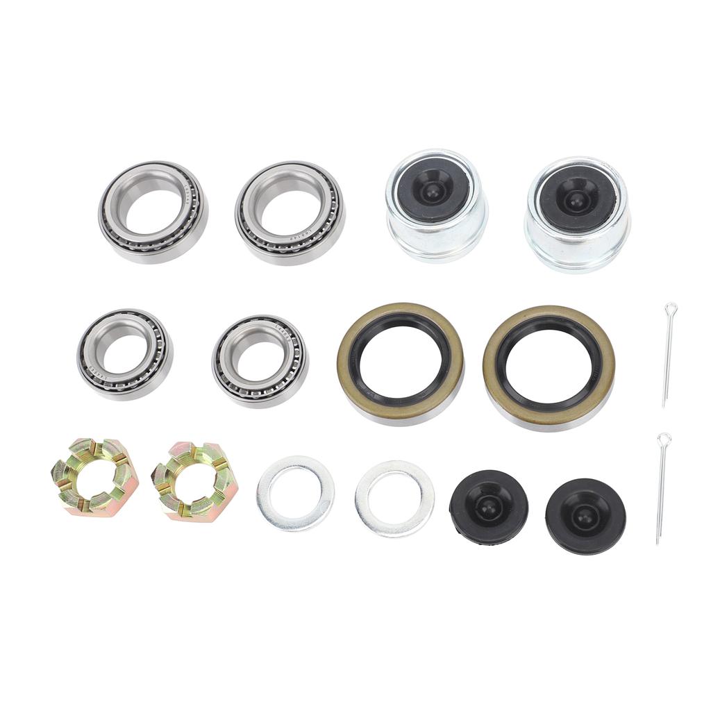 Trailer Axle Bearing Kit Low Working Noise Long Lifespan L68149 L68111 for 1 1/16in To 1 3/8in Trailer Axles 3500lb