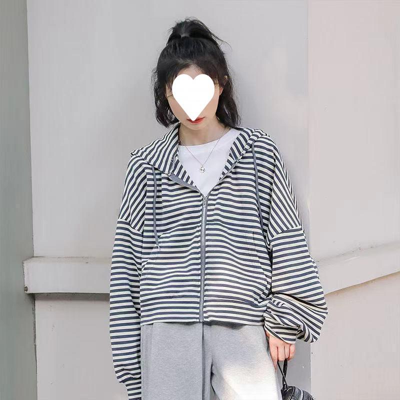 

Свободная куртка большого размера с узким полосатым дизайном и длинными рукавами, универсальная спортивная куртка XXXL синий