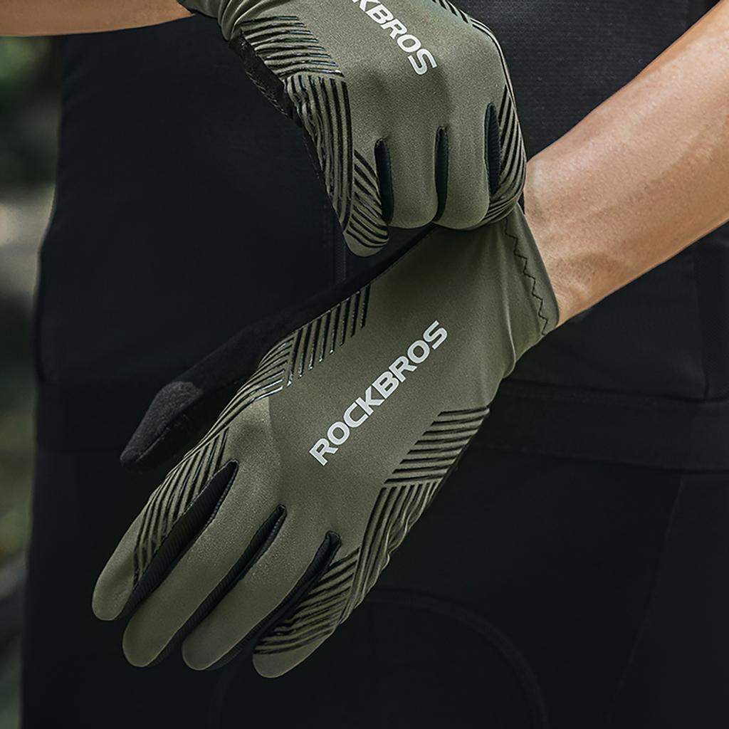 Full-Surface Cushioning Cycling Gloves Size XL - Black