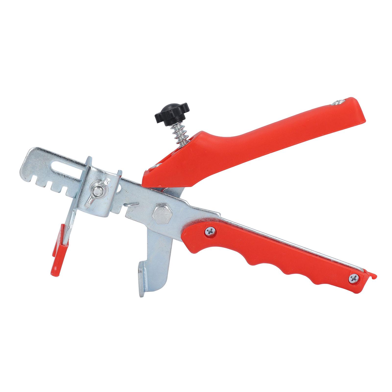 

Система выравнивания плитки с 200 116-дюймовыми распорными зажимами и 100 многоразовыми клиньями, плоскогубцами для выравнивания