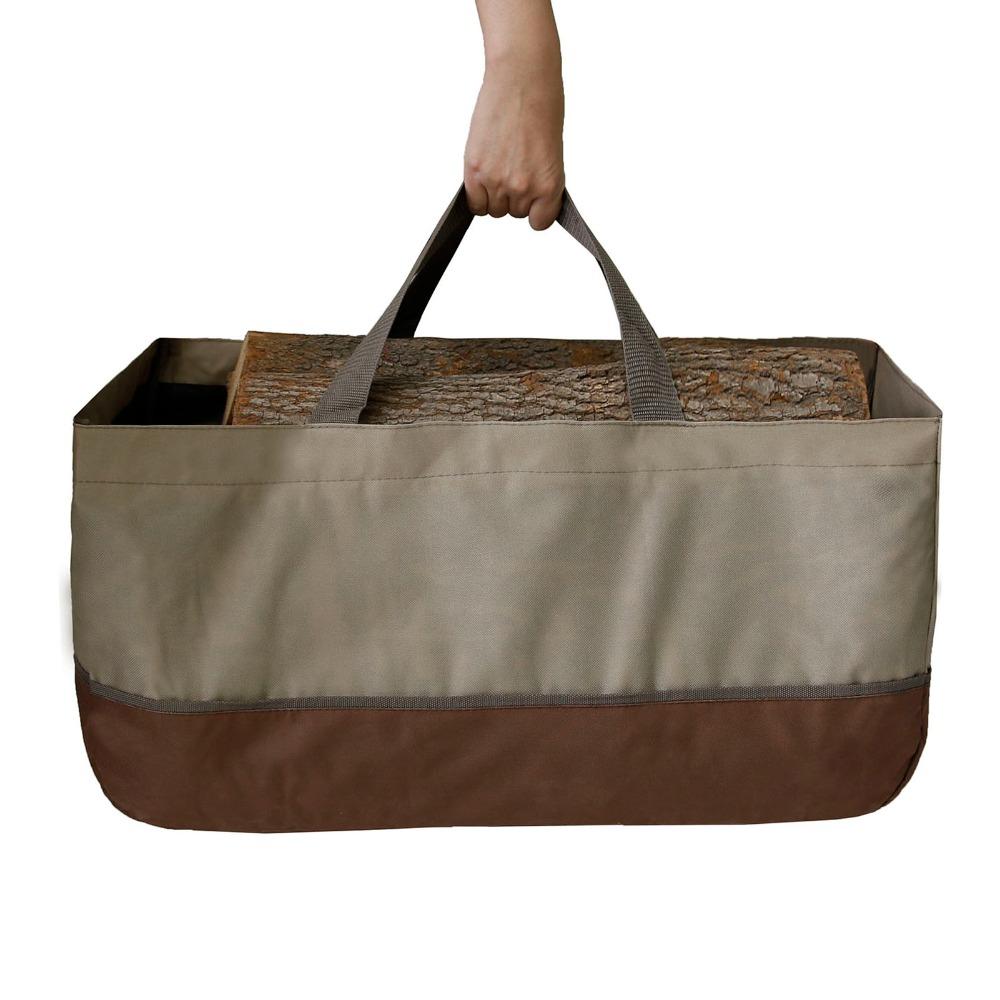 Wytrzymały uchwyt na drewno opałowe Przenośny uchwyt na kłody Torba do przenoszenia drewna opałowego Kemping na zewnątrz