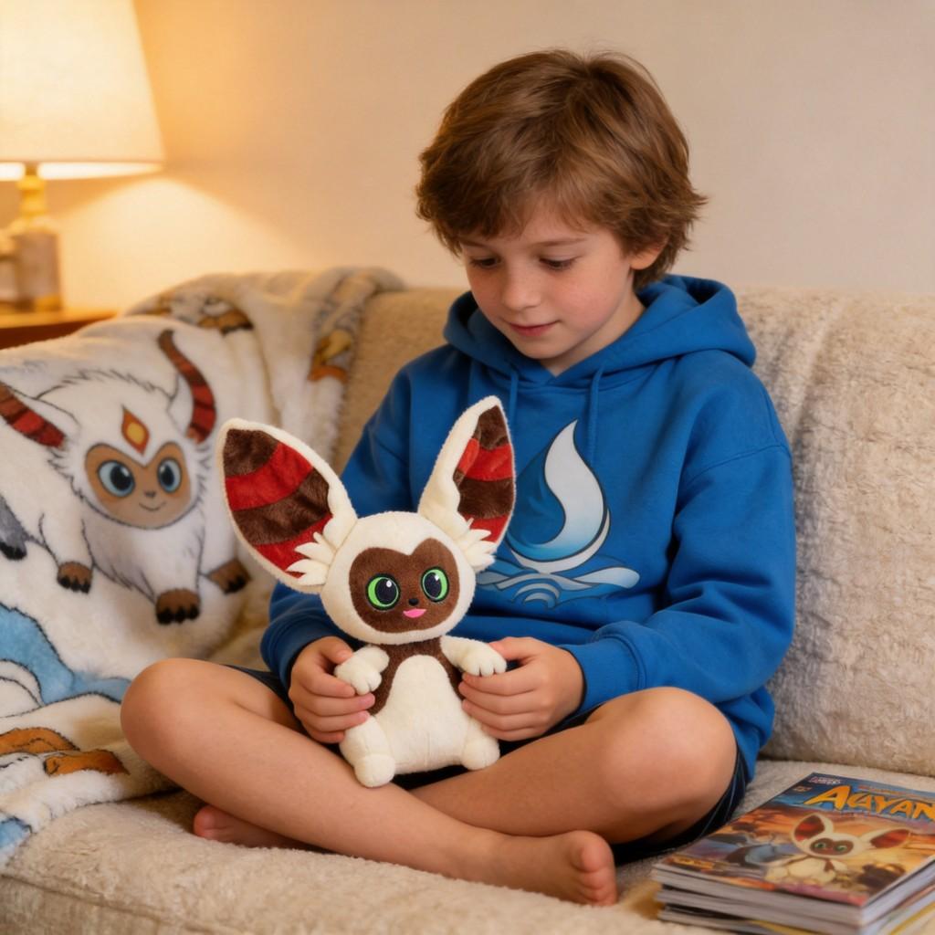 Avatar The Last Airbender Momo Plush Toy With Short Plush For Kids And Collectors