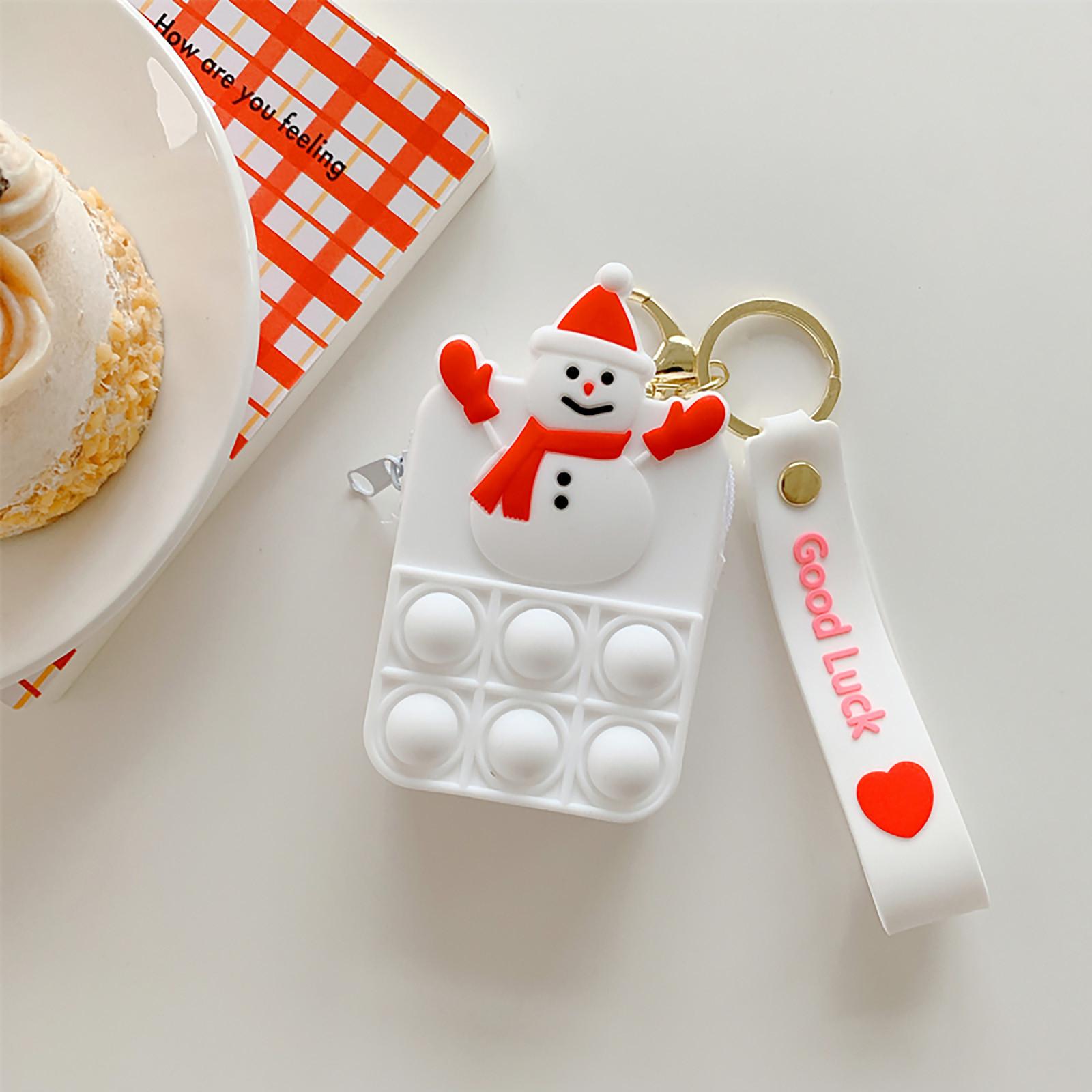 Сенсорные игрушки-пузыри - Кошелек Детская сумка Силиконовый кошелек для монет