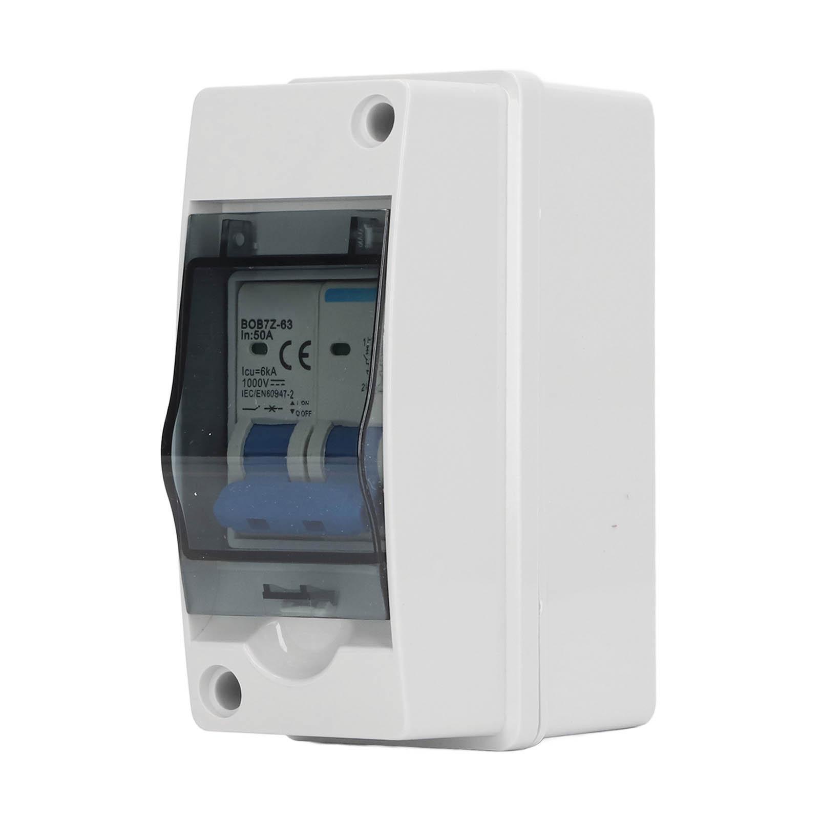 

1000V DC Disconnect Switch PV Solar Miniature Circuit Breaker with IP65 Waterproof Distribution Box