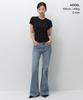 MUSINSA STANDARD WOMAN Women'S Slim Crew Neck Bra T-Shirt [Black]