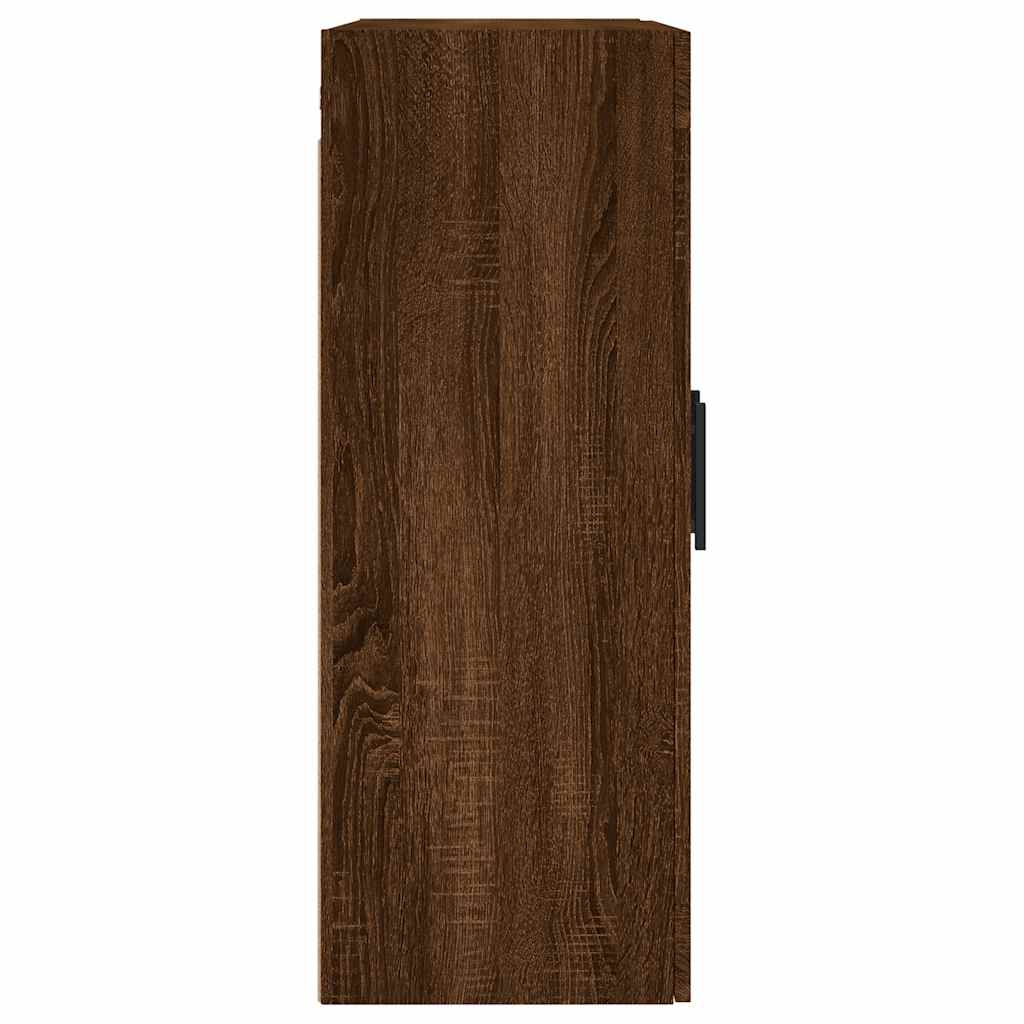 Wall Cabinet Brown Oak Effect 69.5 x 34 x 90 cm