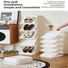 Stackable Shoe Organizers For Closet Or Hallway Foldable Structure Convenient To Carry And Store Maximizes Your Space