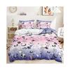 Halloween Themed Three-Piece Cartoon Bat Ghost Pattern Duvet Set