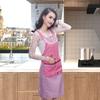 Yousheng Cartoon Kitchen Apron Waterproof Oil-Resistant Polyester Sleeveless Apron Floral Print Design Apron for Home Restaurant