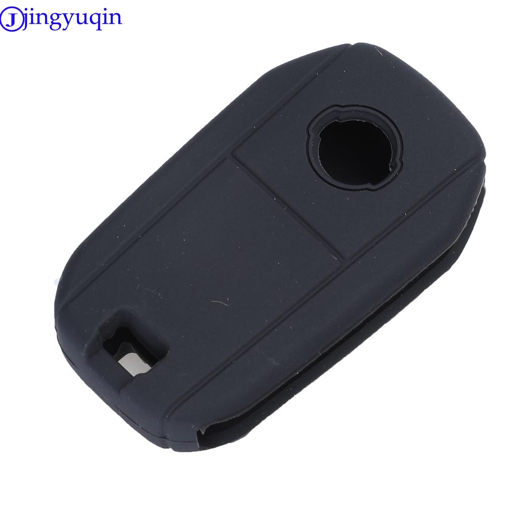 Jingyuqin 4B Remote Car Key Silicone Cover Case For Nissan Altima Maxima Sentra Versa Holder Styling Flid Folding