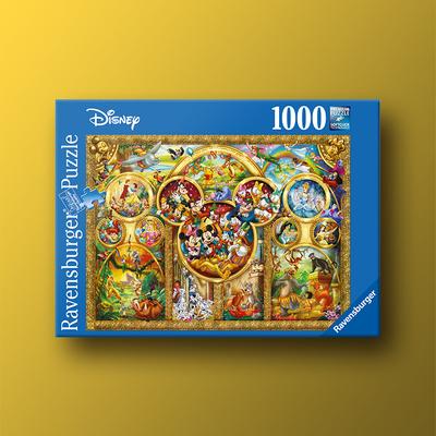 Disney Family 1000 Piece Ravensburger Jigsaw Puzzle, Popular Korean Board Game