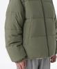 Musinsa Standard Daily Puffer Reversible Fleece Short Padded Jacket [Khaki/Cream]