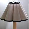 Modern Bedside Nightstand Lamps 14.17inch with PP folding washable Shades for Bedroom Guestroom