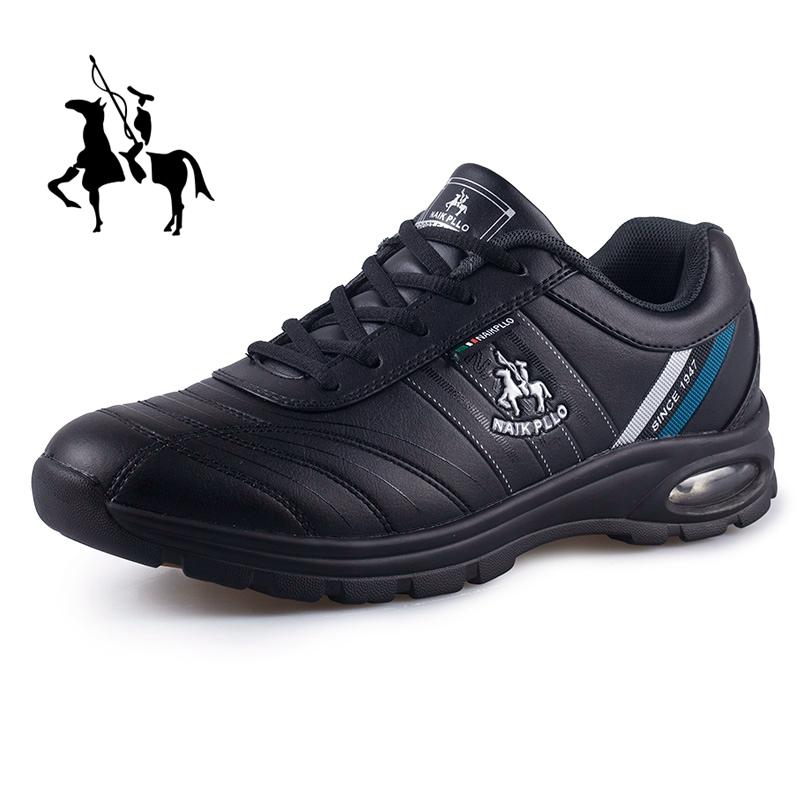 Men Winter Sneakers Sports Shoes Leather Air Cushion Casual Boots Shoes Plus Size 38 48
