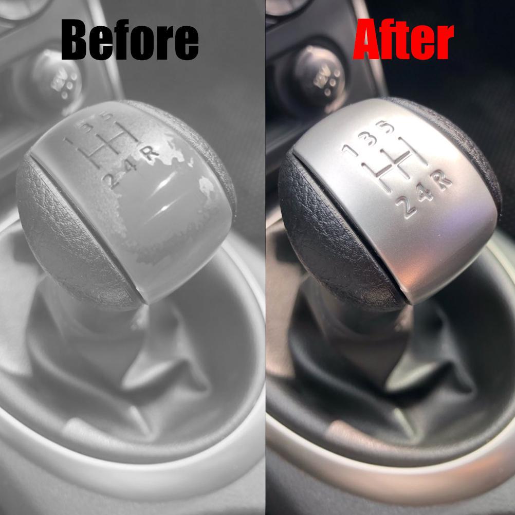 För NISSAN QASHQAI NJ10 +2 X-Trail 2006-2013 Växelspaksknopp Växelspakshuvud Handboll 5-växlad Manuell Bilstyling Tillbehör