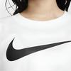 Nike Crop Tops Women's White Crew Neck Moderate DB3873-100