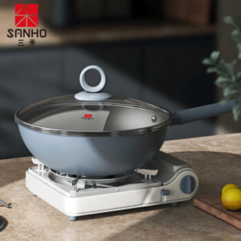 Sanhe Weina 0-Coating Non-Stick Wok