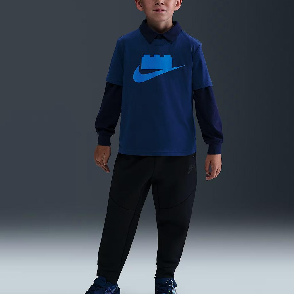 Nike X LEGO Kollaboration T-Shirt FW25 Rundhals Pullover Lässig Kurzarm Kinder Oberteile IQ5364-477