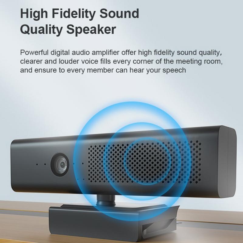 1080p 3-in-1 Speaker Camera Built-in Microphone rivacy Cover Full High Definition came for Mute Button rivacy Cover