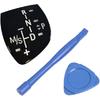 Car Gear Sticker Shift Knob Panel Cover for BMW Models X1 X3 X5 X6 F01 F10 F30 F35 F18 GT 1 3 5 6 7 Series Short Type