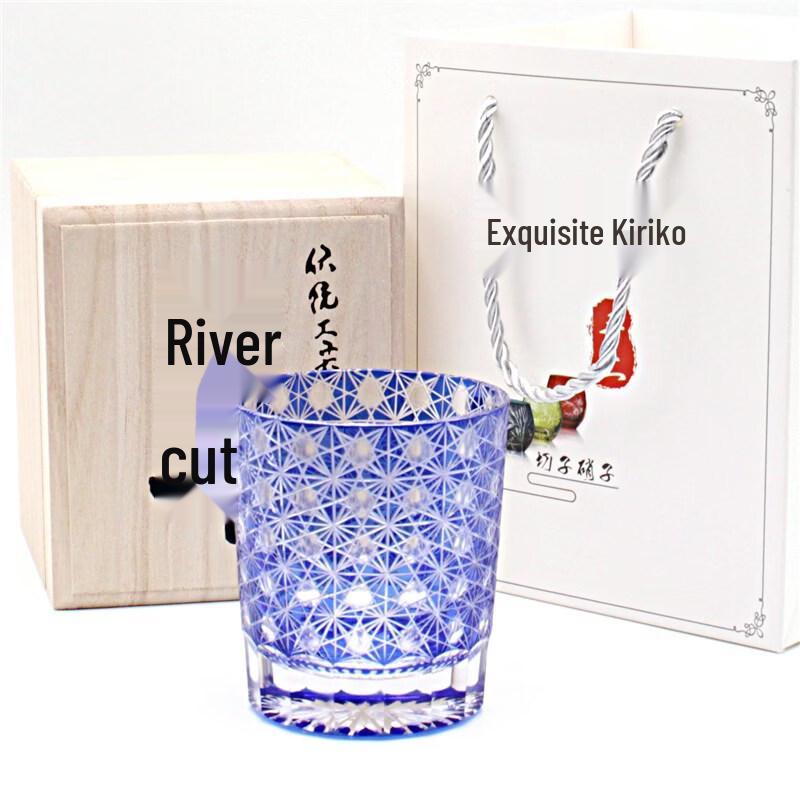 Edo Kiriko Crystal Whiskey Glass