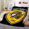 Hull City Pattern Flannel Blanket High quality All Seasons Warmth and Comfort Perfect for Christmas Gifts.