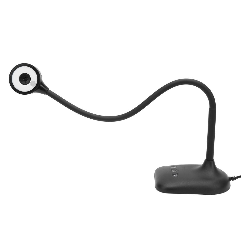 USB Document Camera 2K 5MP Autofocus Image Invert USB Webcam Visualizer with LED Light for Remote Wo