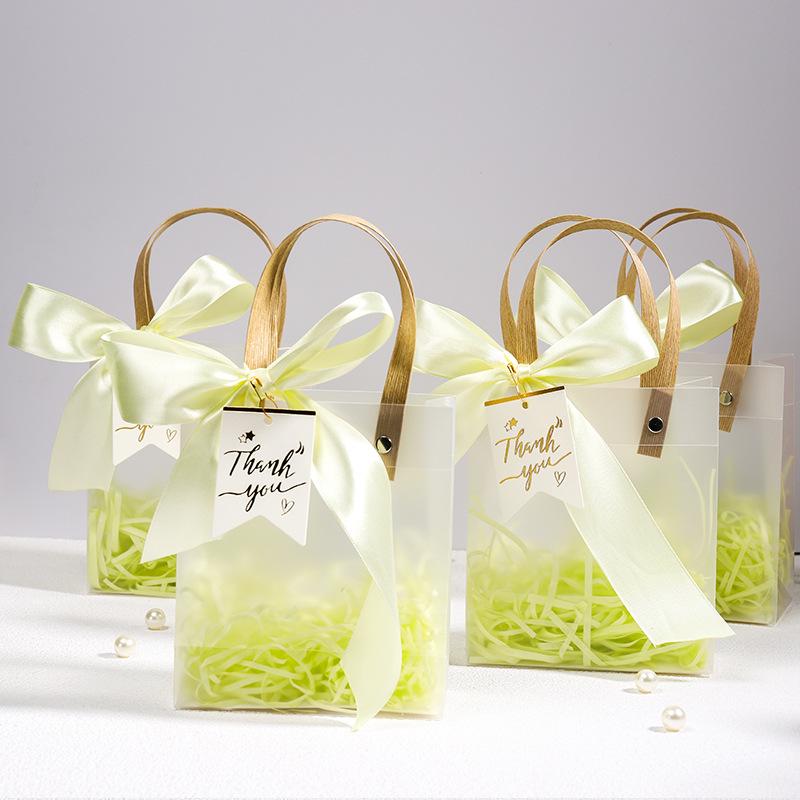 High-End Transparent Gift Tote for Valentine's, Weddings, Birthdays & Parties