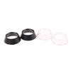 3Pcs Acrylic Display Stand Clear Ring Baseball Stands Plastic Round Stand For Golf Ball Baseball Tennis Ball Spheres Collections