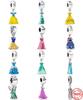 New Copper Princess Skirt Pendant Charm Beads Diy Fit Original Pendant Charm Bracelet Necklace Women Jewelry Gift